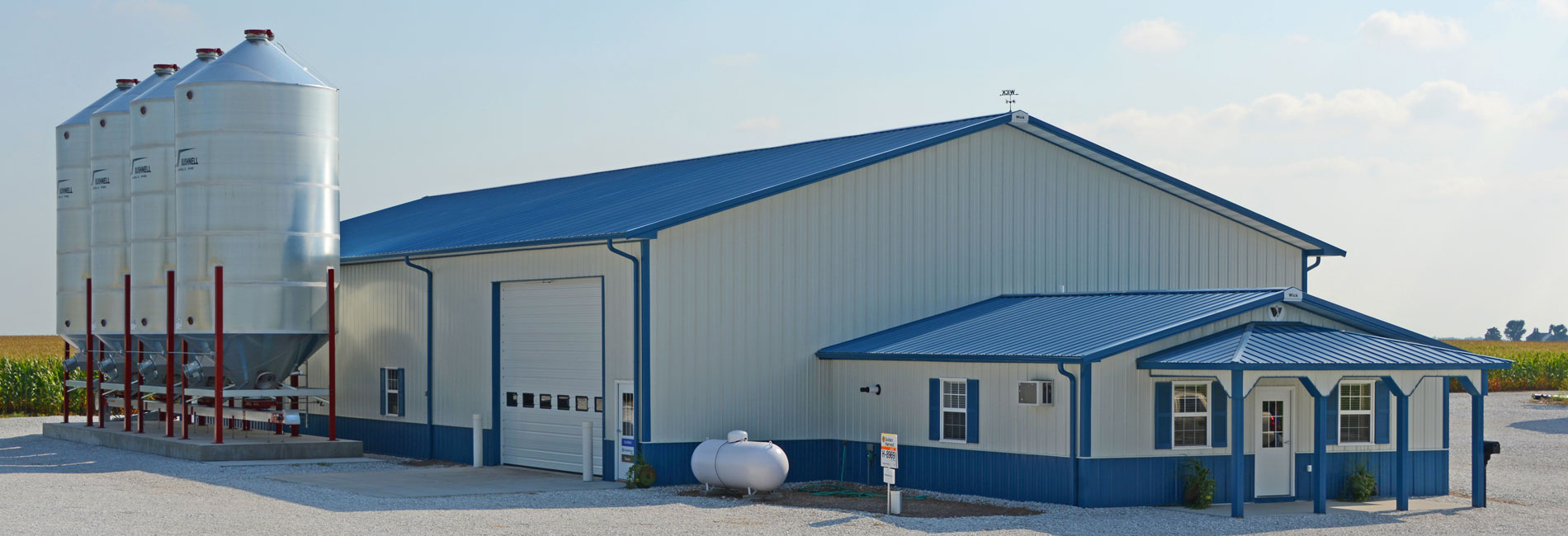 post frame agricultural building